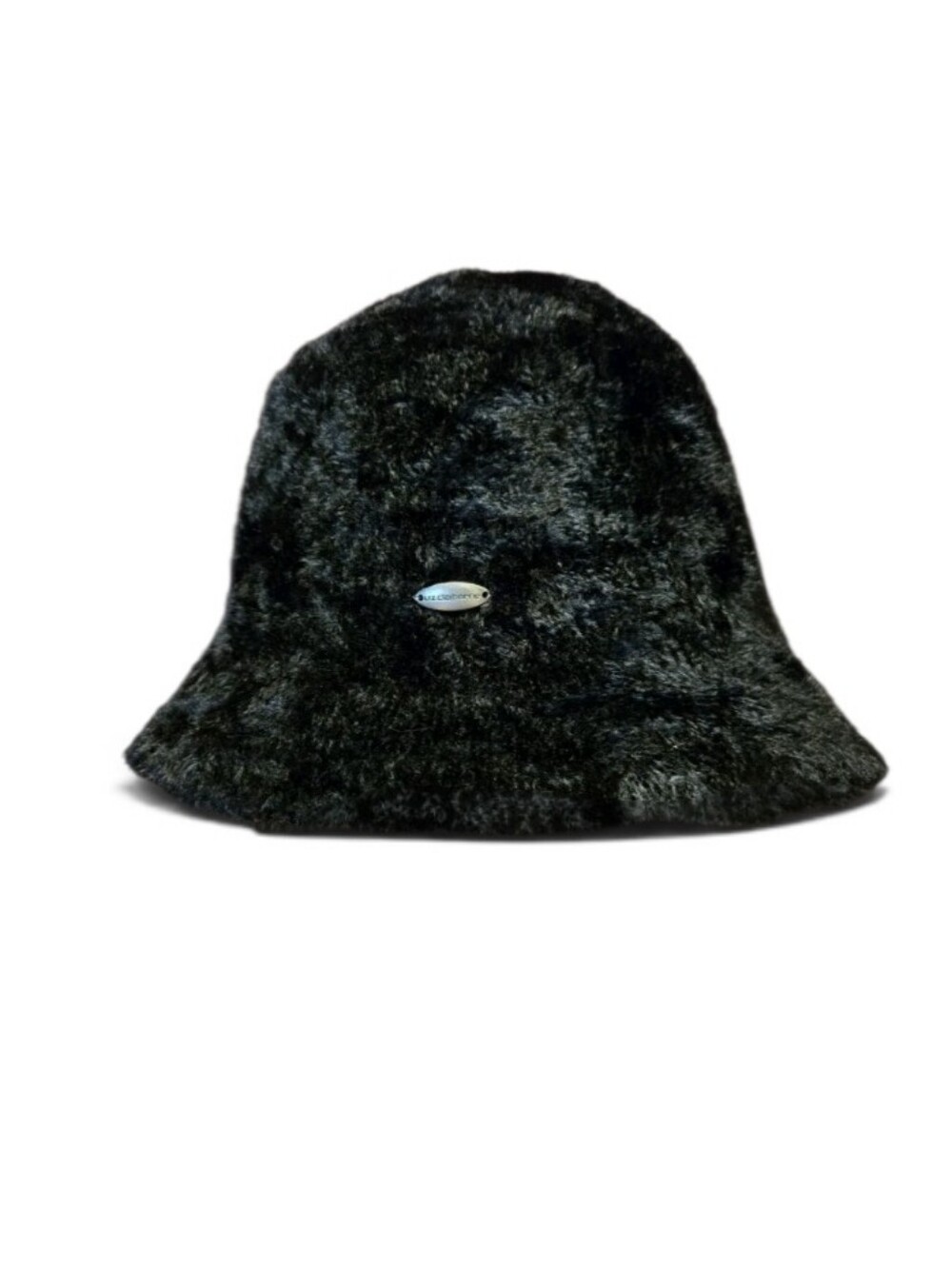 Liz Claiborne Deep Hunter Green Bucket Hat Short Faux Fur Unisex8